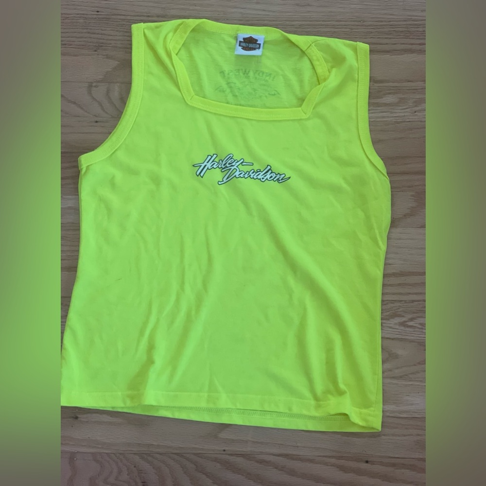 NEON Harley Davidson XL tank top